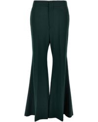 Victoria Beckham - Pressed Crease Flared Trousers - Lyst