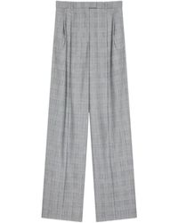 Givenchy - Double Pleat Checked Pants - Lyst