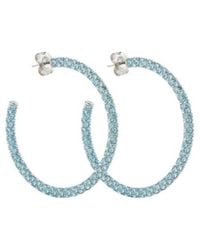 AMINA MUADDI - Cameron Crystal-Embellished Earrings - Lyst