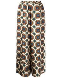 Pierre Louis Mascia - Patterned Casual Pants - Lyst