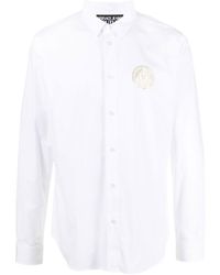 Versace Jeans Couture - Couture Logo Detailed Button-Up Shirt - Lyst