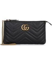 Gucci - Gg Marmont Mini Quilted Chain Bag - Lyst