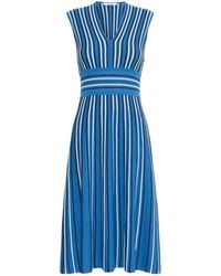 Max Mara - Sleeveless Viscose Yarn Dress - Lyst