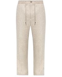 Etro - Plaid Drawstring Pants - Lyst