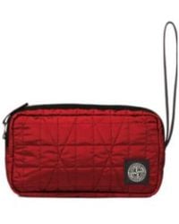 Stone Island - Wrist Pouch With Inner Compartments And Zip - Lyst