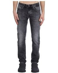 Dondup - Denim Trousers With Belt Loops - Lyst