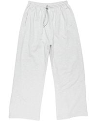Acne Studios - Logo Embroidered Trousers - Lyst