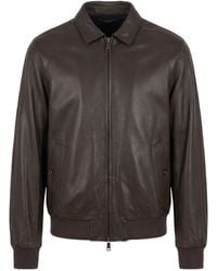 KIRED - Pisa Zip-Up Leather Jacket - Lyst