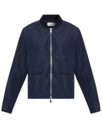 Officine Generale - Nathane Zip-Up Bomber Jacket - Lyst