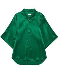 Dries Van Noten - Clea Relaxed Satin Shirt - Lyst