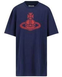 Vivienne Westwood - Oversized Crewneck T-Shirt - Lyst