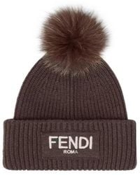Fendi - Wool Beanie - Lyst