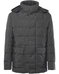 Fay - Removable Hood Canvas Coat - Lyst