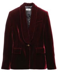 Versace - Viscose Velvet Blazer - Lyst