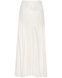 The Row - Asymmetrical Silk Skirt - Lyst