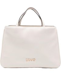 Liu Jo - Logo Trim Two-Handle Tote Bag - Lyst