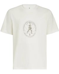 Brunello Cucinelli - Cotton-Jersey Crew-Neck T-Shirt With Print - Lyst
