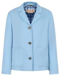 Marni - Single-Breasted Long-Sleeved Jacket - Lyst