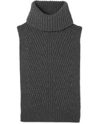 The Row - Aso Ribbed Cashmere High-Neck Tank Vest - Lyst