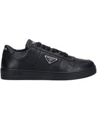 Prada - Triangle-Logo Sneakers - Lyst