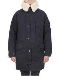 Stone Island - David-Tc Parka Coat - Lyst
