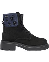 Stuart Weitzman - Hudson Lace-Up Bootie - Lyst