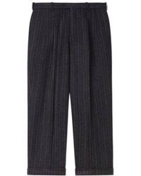 KENZO - Straight Pleated Tailored Pants - Lyst