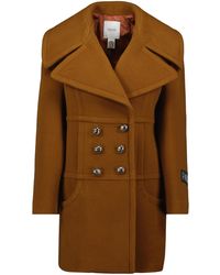 Patou - Double-Breasted Buttoned Coat - Lyst
