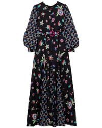 Diane von Furstenberg - Elliot Belted Printed Lenzing Ecovero-Blend Satin And Chiffon Maxi Dress - Lyst