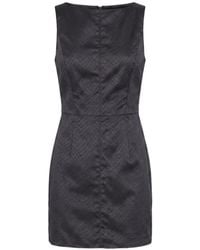 Elisabetta Franchi - Taffeta Mini Dress With Fish Scale Pattern - Lyst