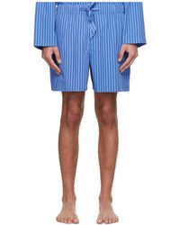 Tekla - Drawstring Pajama Shorts - Lyst