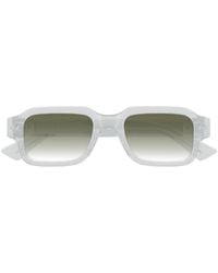 Bottega Veneta - Eyewear Rectangle Frame Sunglasses - Lyst