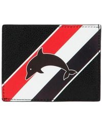 Thom Browne - Classic Three-Stripe Card Bag - Lyst