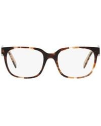 Prada - Eyewear Rectangular Frame Glasses - Lyst