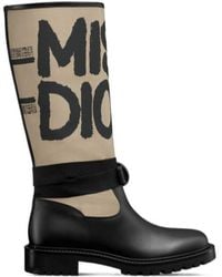 Dior - Christian D-Major Round Toe Boots - Lyst