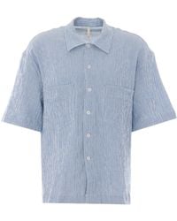 sunflower - Adam Striped Short-Sleeve Shirt - Lyst