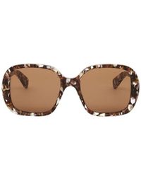 Chloé - Gayia Rectangular Sunglasses - Lyst