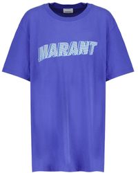 Isabel Marant - Honore 'Marant' Cotton Tee-Shirt - Lyst