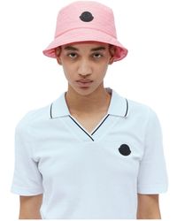 Moncler - Emblem Patch Bucket Hat - Lyst