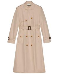 Gucci - Graphic-Print Trench Coat - Lyst