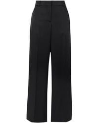 Stella McCartney - Satin Wide-Leg Pants - Lyst