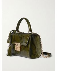 Gucci - Padlock Python Small Top Handle Bag - Lyst