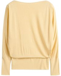 TOTEME - Boat-Neck Jersey Sweater - Lyst