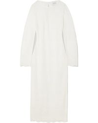 Posse - Cove Embroidered Open-Knit Cotton Kaftan - Lyst