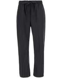 Semicouture - Semi Couture Buddy Striped Drawstring Pants - Lyst
