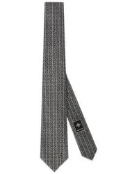 Gucci - Horsebit Silk Jacquard Tie - Lyst