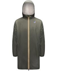 K-Way - Le Vrai 3.0 Eiffel Orsetto Hooded Raincoat - Lyst