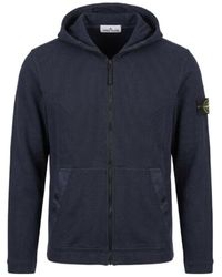 Stone Island - Zip-Up Hoodie - Lyst