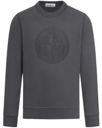 Stone Island - Industrial One-Print Cotton Sweatshirt - Lyst