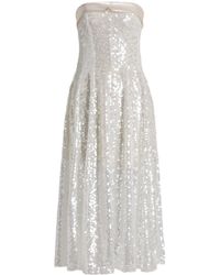 Alberta Ferretti - Tube Top Dress - Lyst